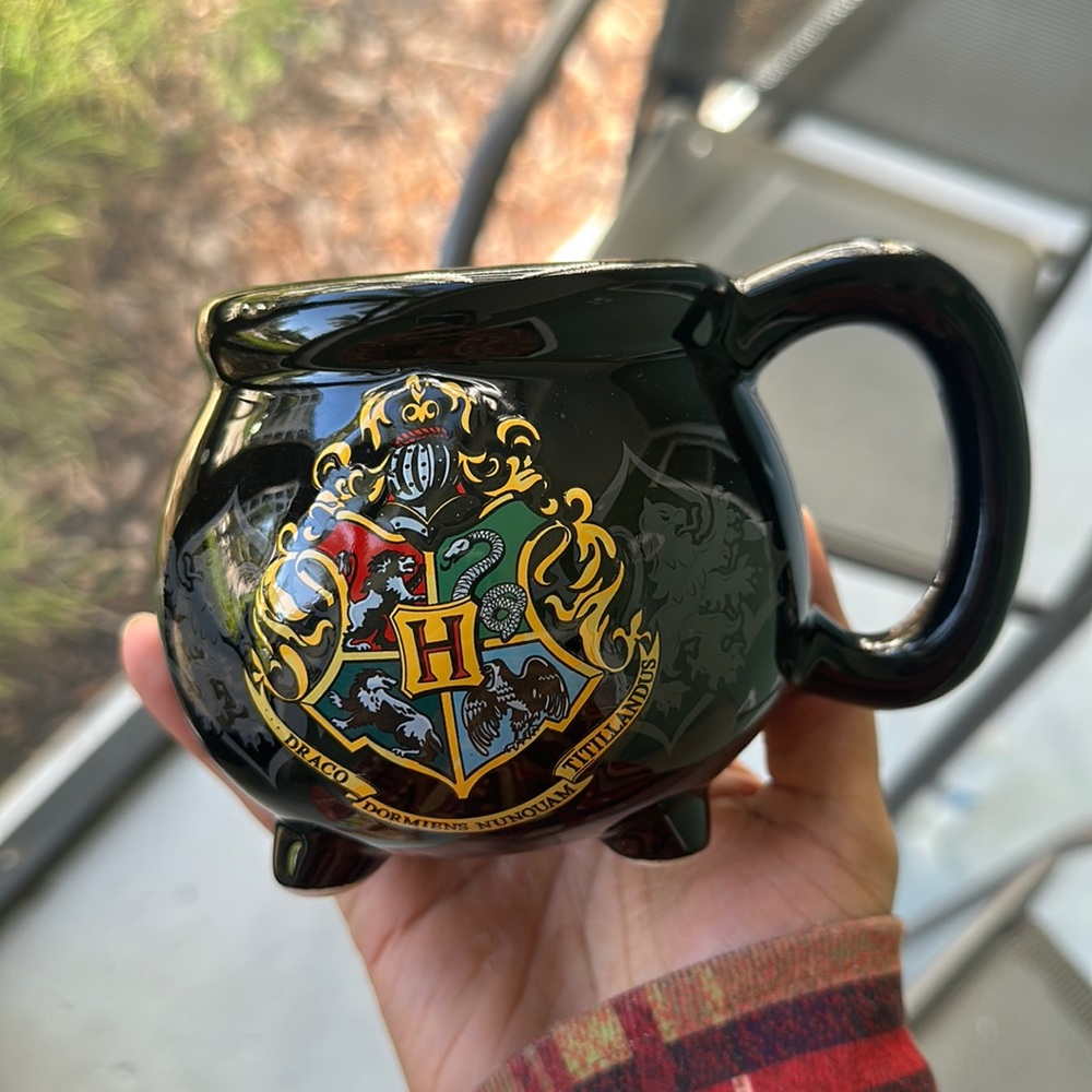 Harry Potter 20 oz Ceramic Mug Warner Bros Draco cauldron